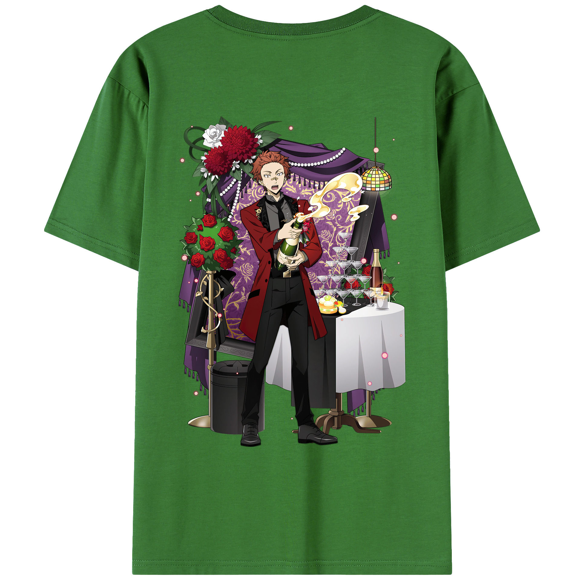 （画像用） 文豪ストレイドッグス Bungo Stray Dogs レディース半袖Tシャツ(バックプリント)